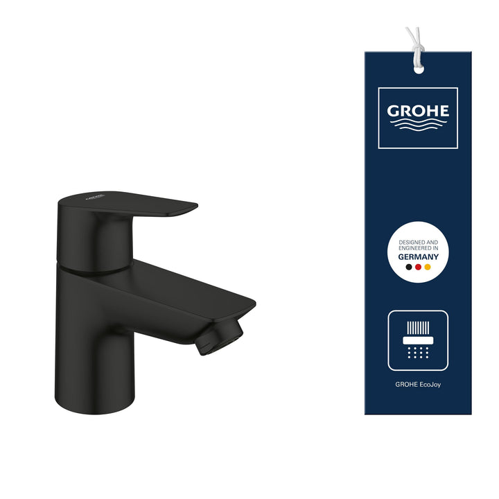 GROHE StartEdge, Waschtischarmatur klein, wassersparend (Wasserhahn für das Bad, Badarmatur mit 3in1