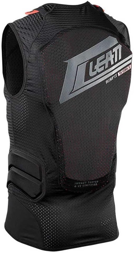 Leatt 3DF Rückenprotektor schwarz 2023 Fahrrad Schutzbekleidung Schwarz S-M, Schwarz S-M