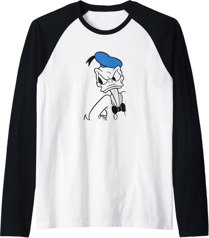 Disney Mickey And Friends Donald Duck Tonal Portrait Raglan