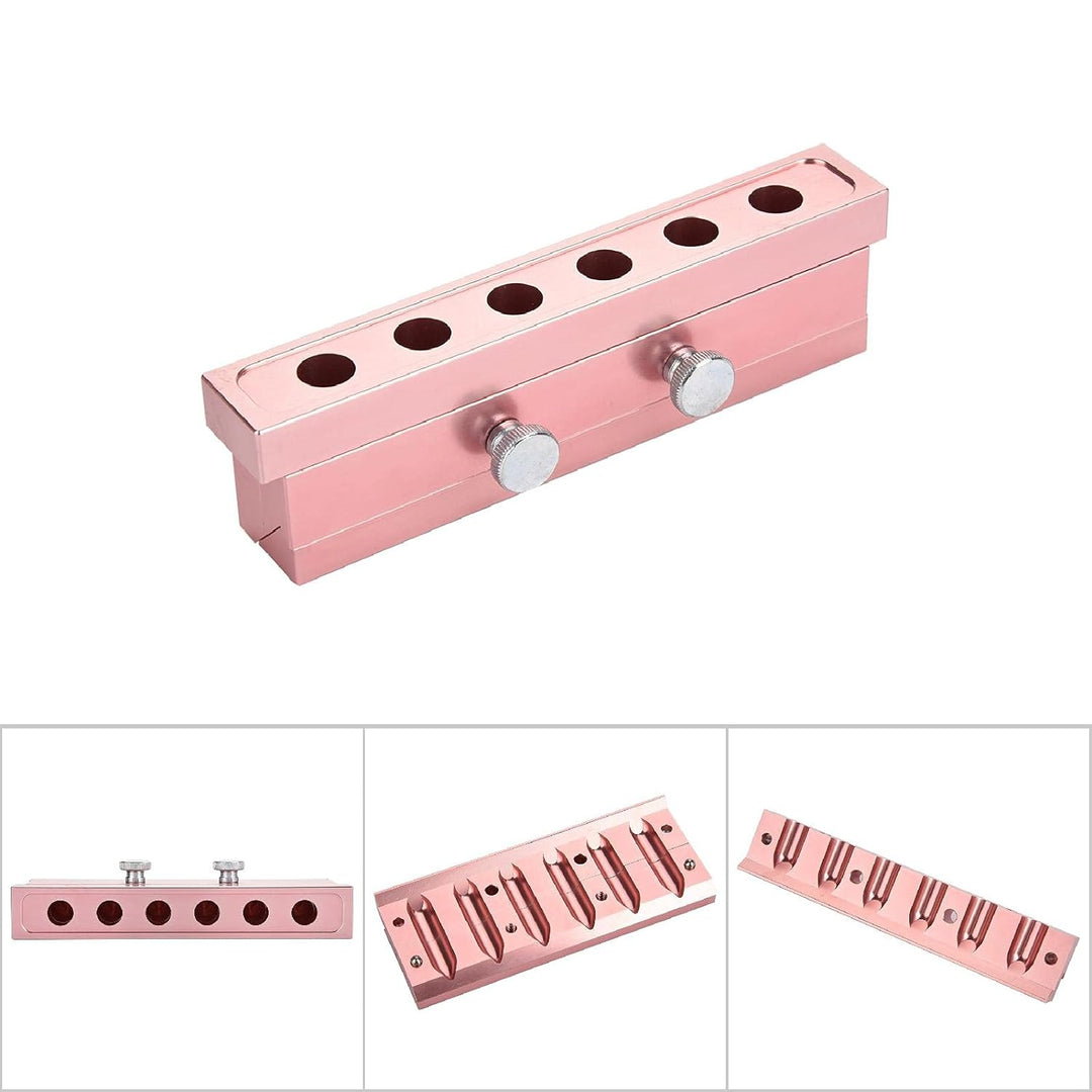 DIY Lippenstift Form Lippenbalsam Make Tool Kit, 12.1 DIY Lippenstift Form Aluminiumlegierung Rose G