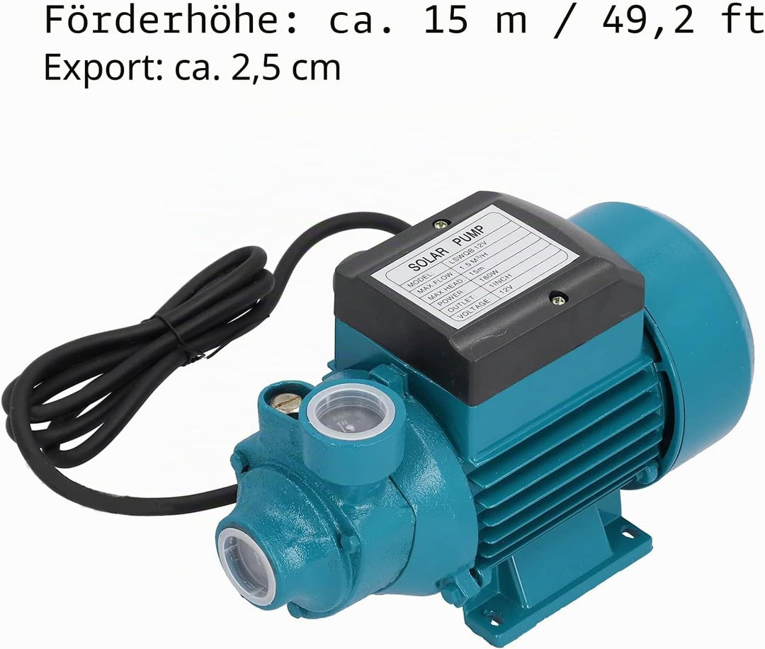 180W DC12V Wasserpumpe Wassertransferpumpe Pumpen Filter Wasserpumpen Tragbare Elektropumpe Zum Entf
