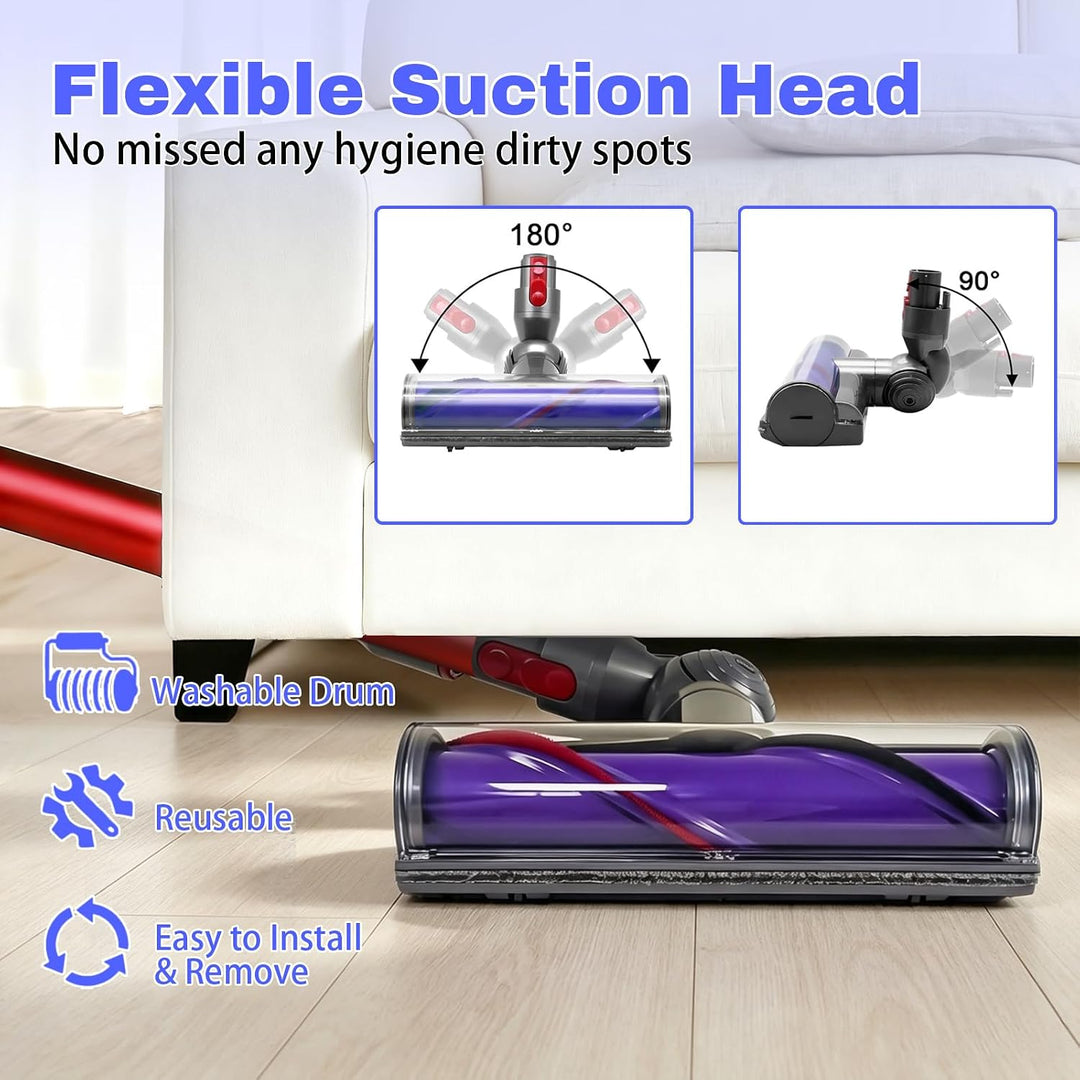 Bürste für Dyson V7 V8 V10 V11 V15 DirektantriebsbüRste Der Bürstenkopf Des Staubsaugers VerfüGt üBe