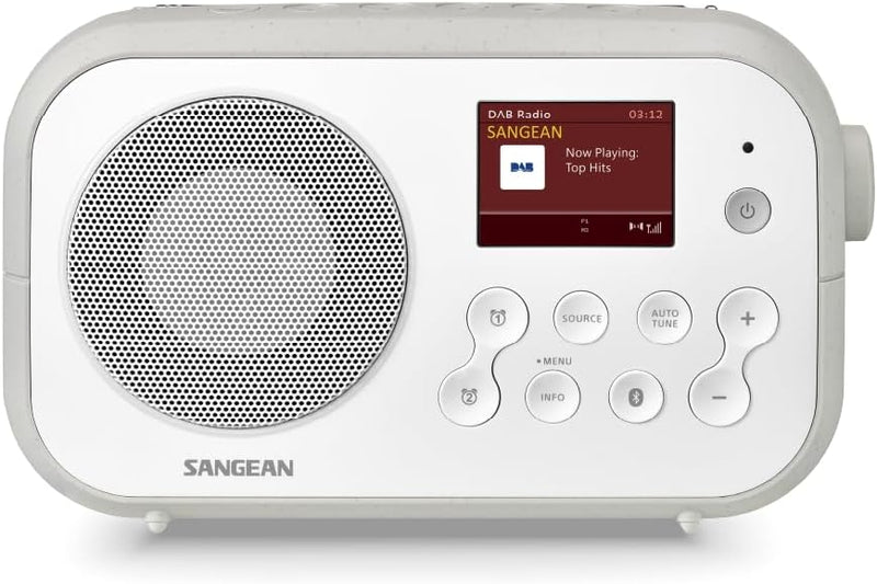 Sangean DPR-42BT tragbares DAB+ Digitalradio (FM-RDS-Tuner, Bluetooth, integrierter Lautsprecher, Ba