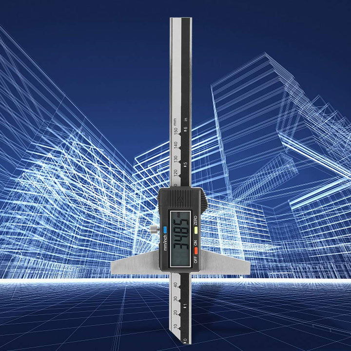 0-150 Mm 0,01 Mm Digitales Tiefenmessschieber-Messwerkzeug, Hochpräzise Edelstahl-Elektronik mit Gro
