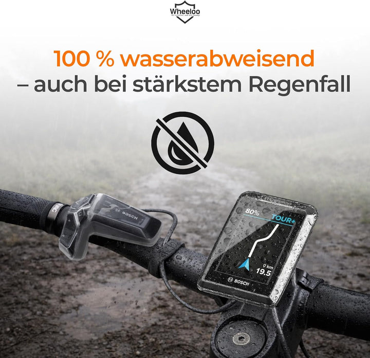 2er Set Ebike Displayschutz für Bosch LED Remote & Kiox 500 I Display Schutzhülle I E Bike Abdeckung