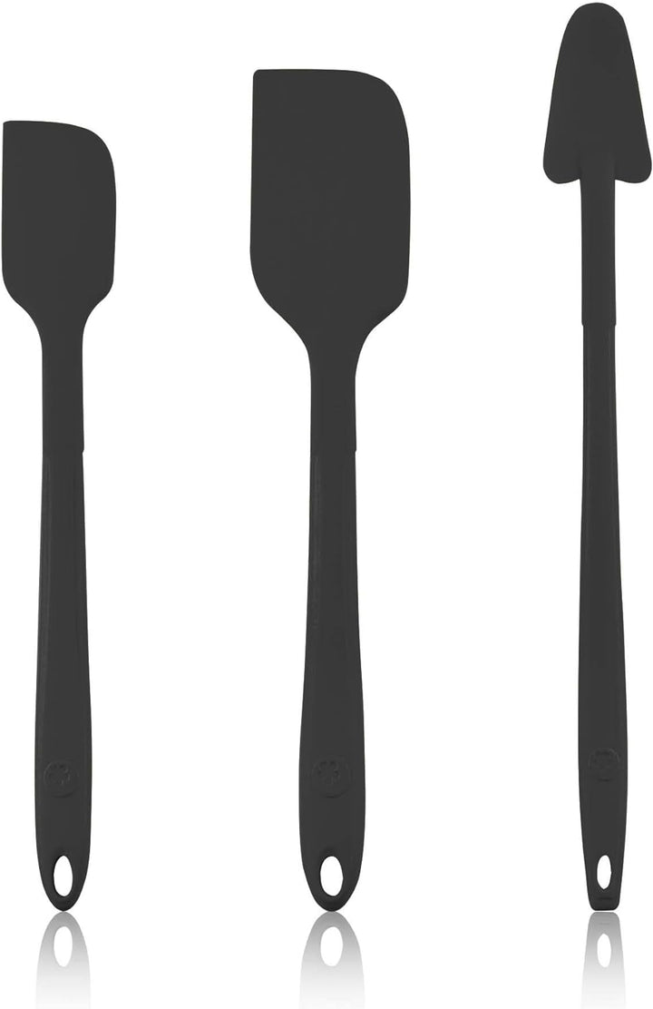 Kochblume Schaber-Set - Restelöffel L & Design Teigschaber L & Design Teigschaber M 3er Set | Premiu