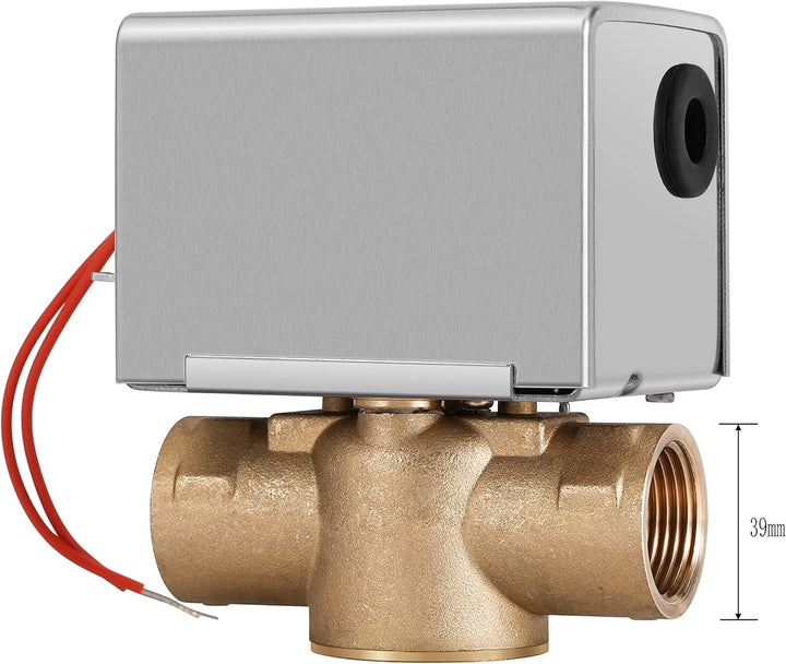 Motorisiertes Ventil 2 Wege Zonenventil 1 Zoll DN25 2 Drähte 220VAC Normalerweise Geschlossen 2 Wege