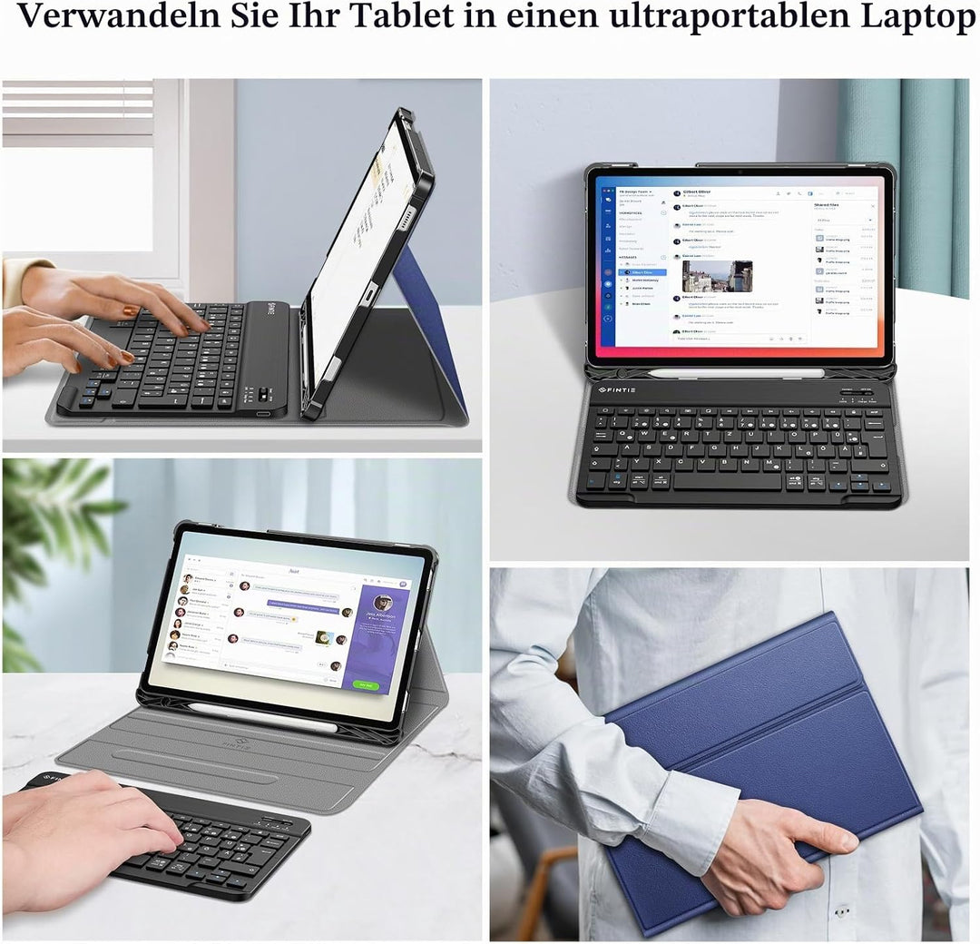 FINTIE Tastatur Hülle für Samsung Galaxy Tab S10 Lite/S10 FE/S9 FE 10.9" &amp; S9 11" Tablet, Keyboard C
