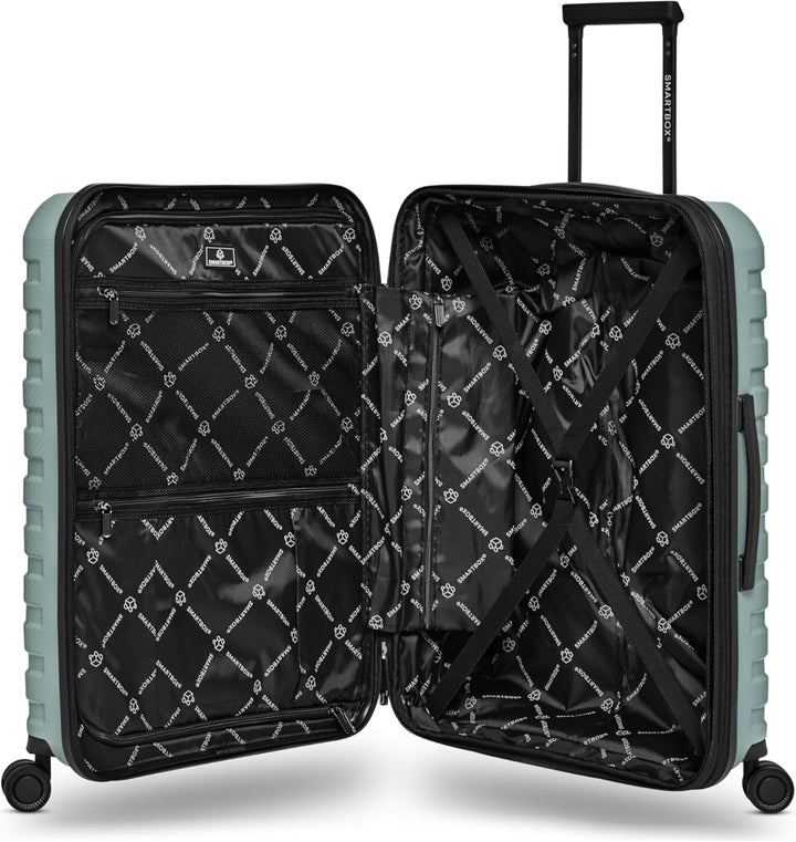 Smartbox Koffer Set 3-teilig Erweiterbar, Hartschalen Reisekoffer Set S M L, Leichtes Polypropylen,