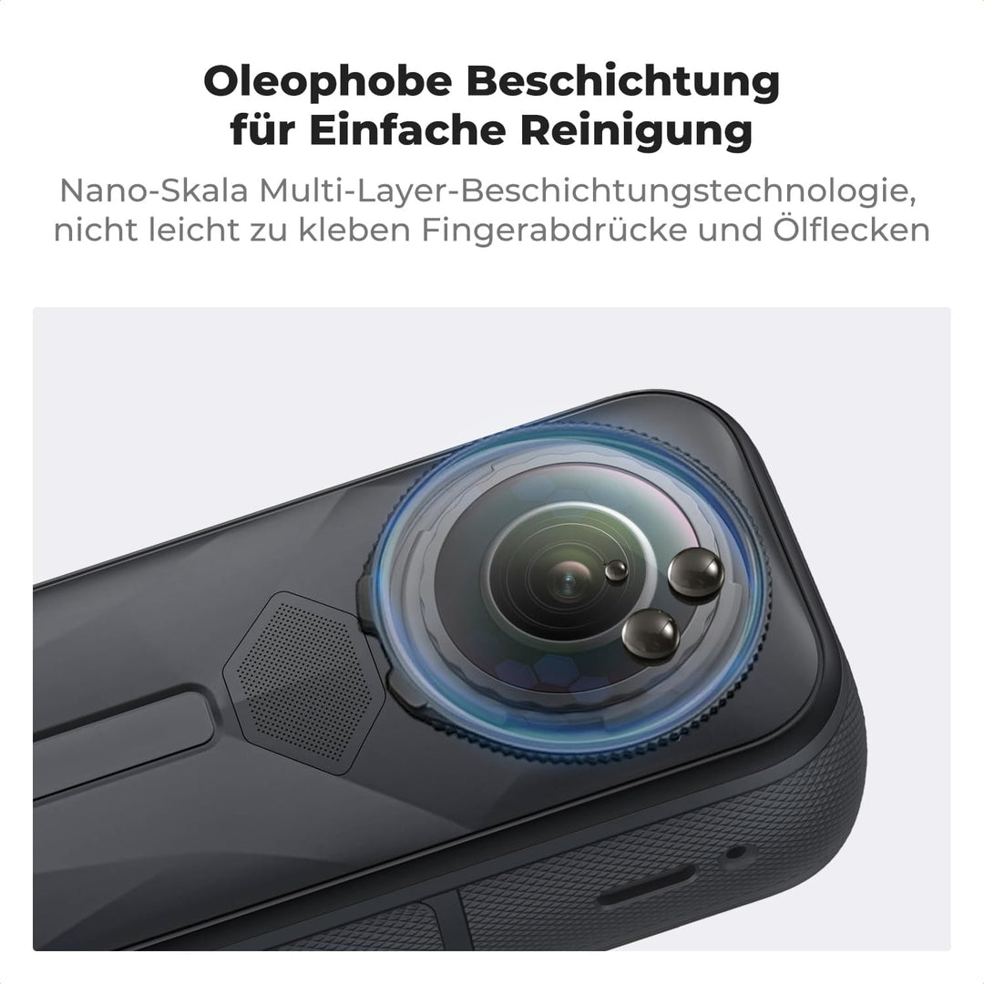 K&amp;F CONCEPT Premium-Objektivschutz, Optischer Linsenschutz für Insta360 X5, Premium-Objektivschutz