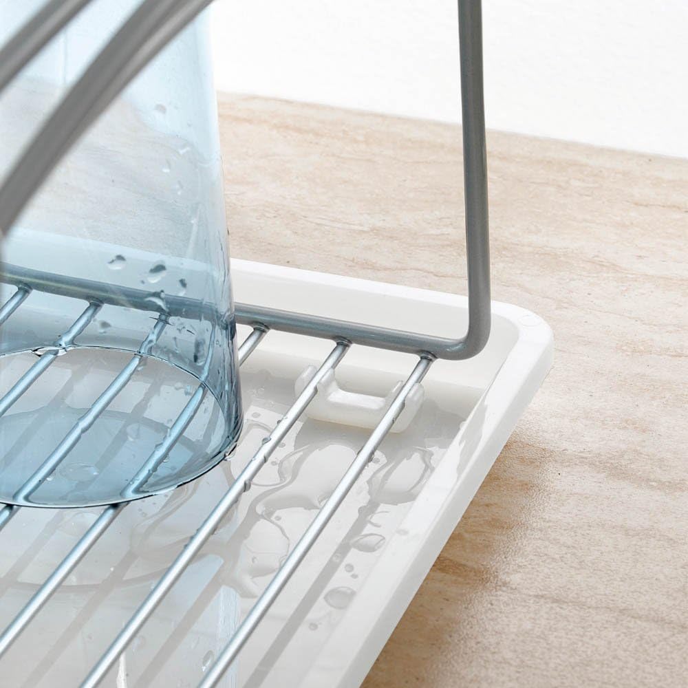 Metaltex 325602039 Geniustex Spülkorb m. Abtropfschale, Bestecksammler, Polytherm 45x31x28cm