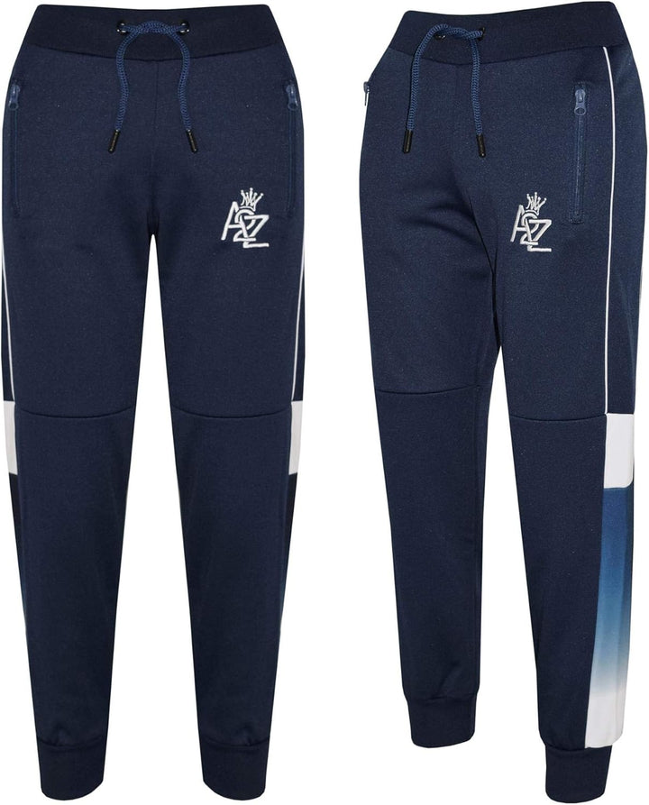 A2Z 4 Kids Kinder Mädchen Jungen Unisex Trainingsanzug Marineblaue Designer Kontrast Getäfelt Vlies