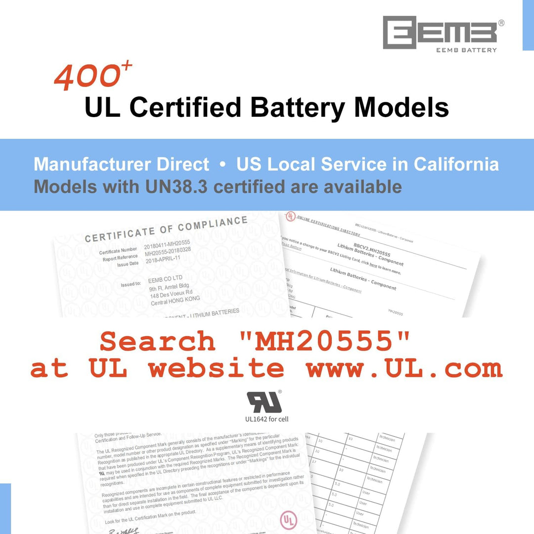 EEMB ER34615 D Cell Akkus 3.6V Lithium Batterie High Capacity Li-SOCL₂ Nicht Wiederaufladbar Batteri