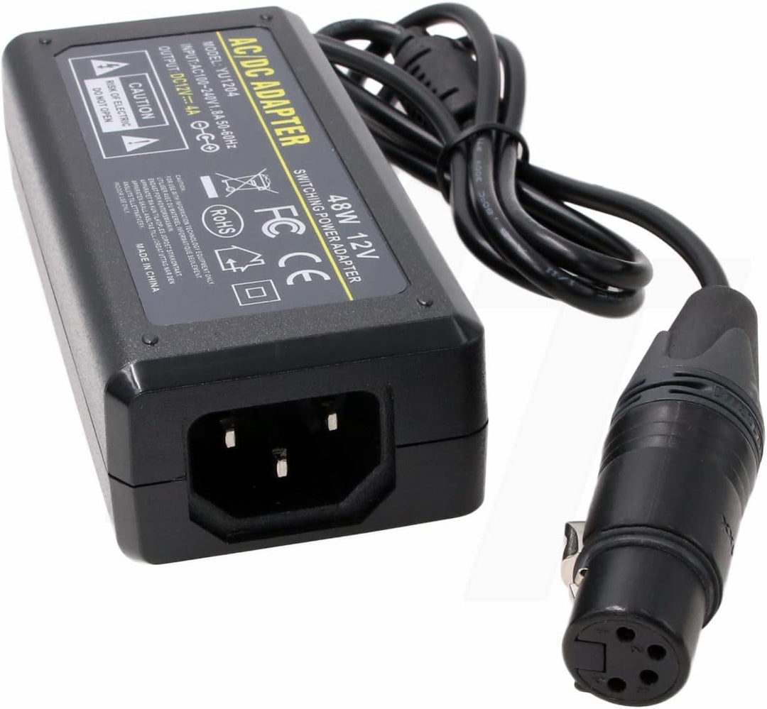 HangTon XLR 4 Pin AC Netzteil Adapter für Sony PMW F5 F3 Kamera Zaxcom Fusion SmallHD Monitor 12V 4A