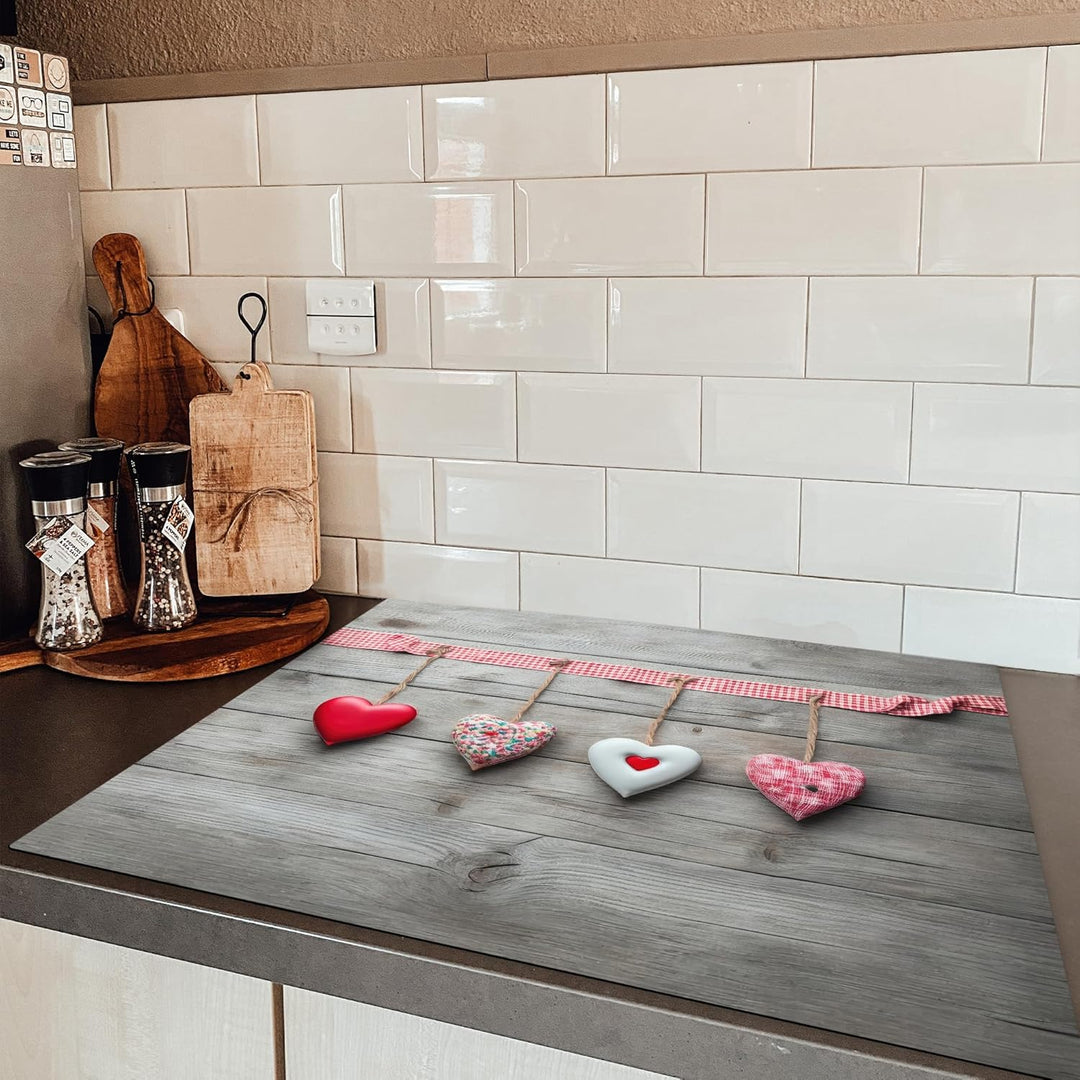 KitchenYeah© Herdabdeckplatte Einteilig Ceranfeld Abdeckplatte für Induktionsschutz Ceranfeldabdecku