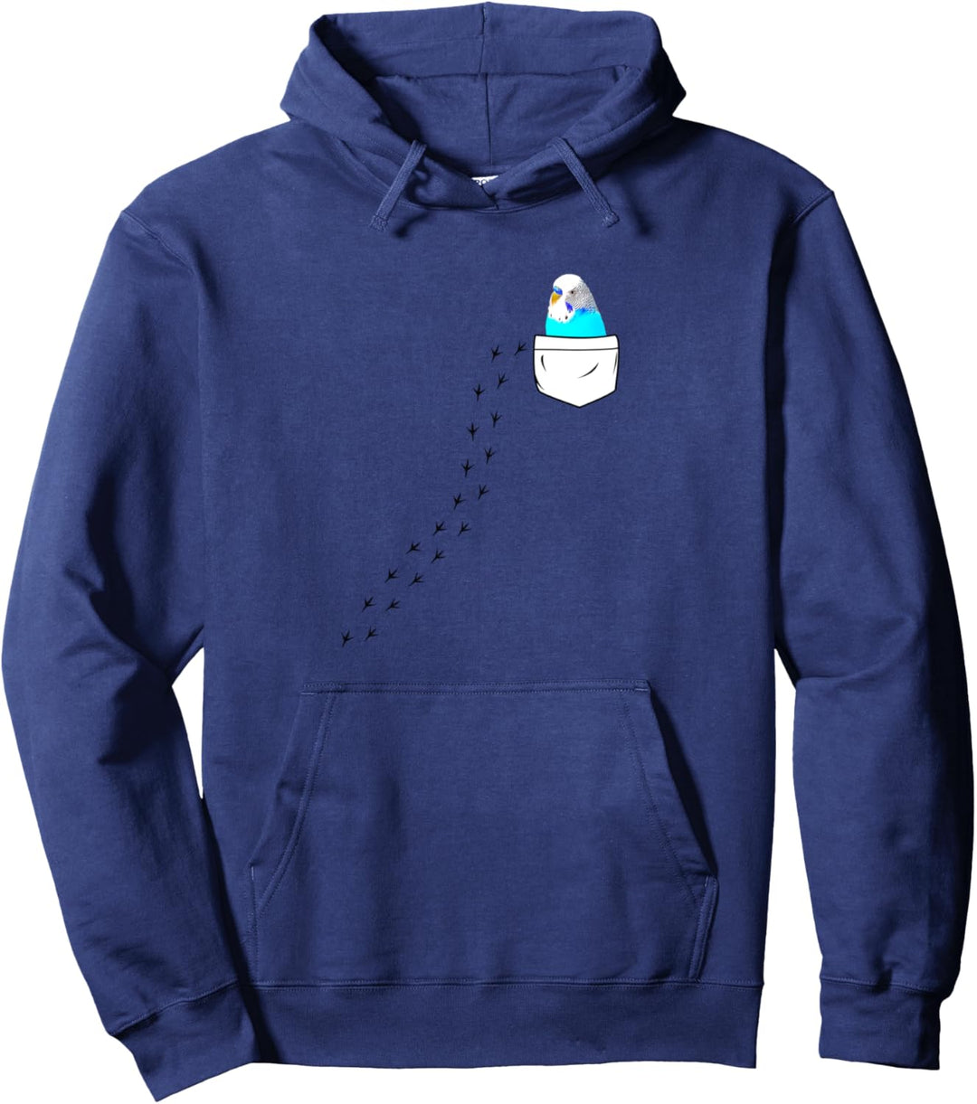 Wellensittich Figur Brusttasche Welli Wellensittiche Pullover Hoodie