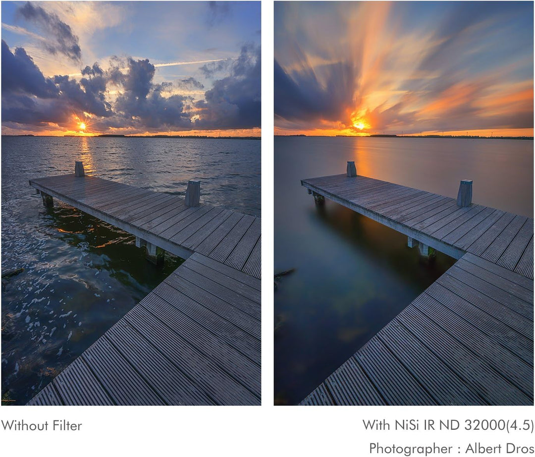 NiSi Neutral-Graufilter 75x80mm IR ND32000 4.5 (15-Blenden) ND Filter ND 32000, ND Filter ND 32000