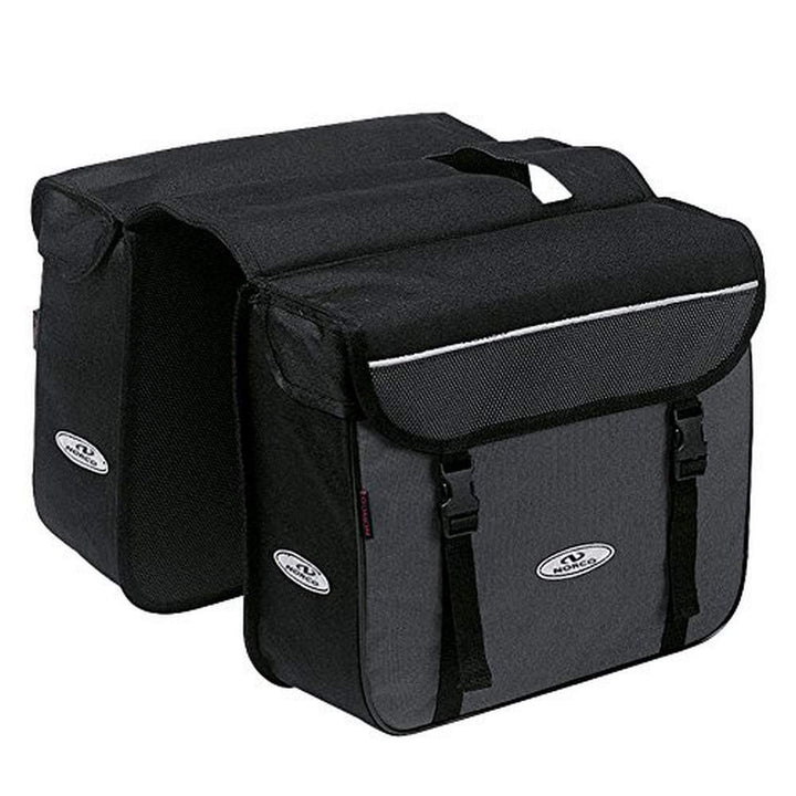 Norco Ottawa Zweifachtasche - Gepäckträgertasche Schwarz 34 x 27 x 13 cm, 8 Liter, Schwarz 34 x 27 x