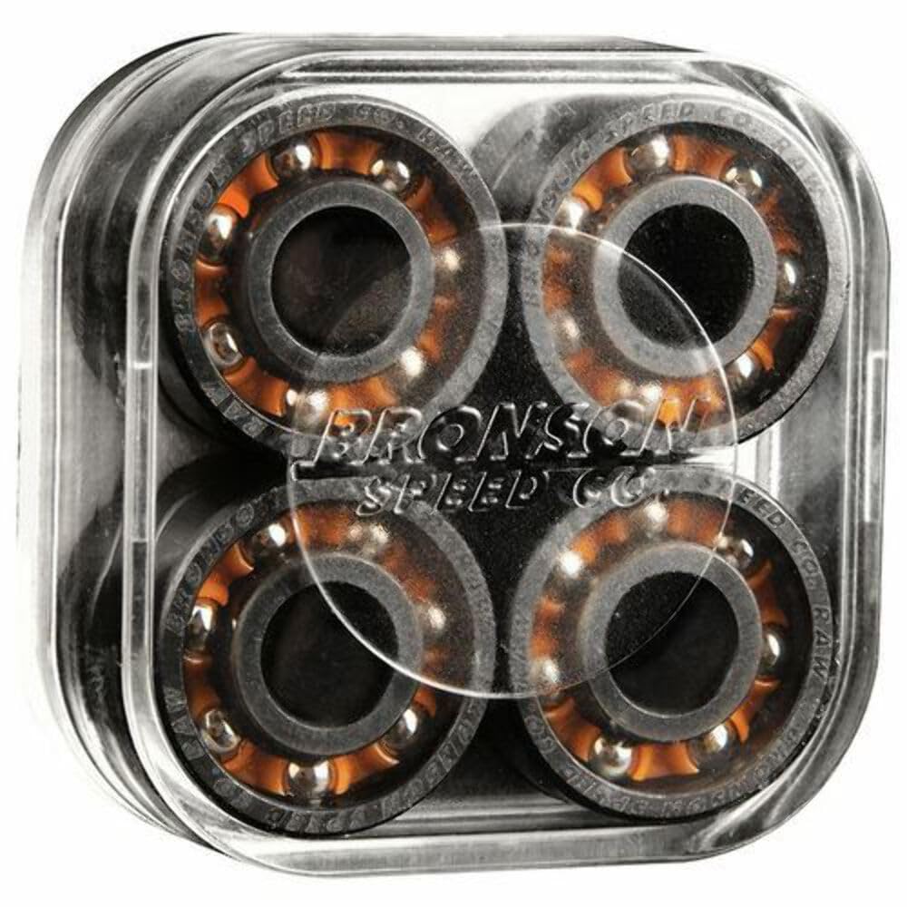 Bronson++ Skateboard Kugellager Raw Kugellager grey/orange, grey/orange
