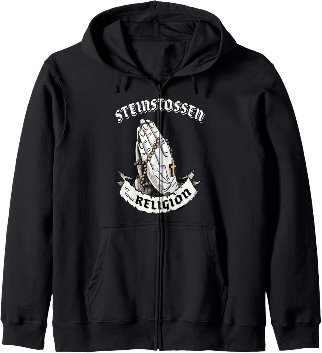 Steinstossen ist meine Religion I Lustiges Geschenk Kapuzenjacke