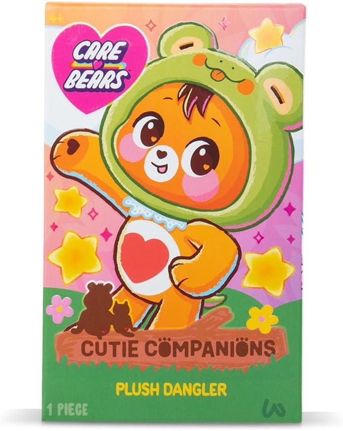 Basic Fun Care Bears Cutie Champions 15 cm Plüschanhänger – Blindbox