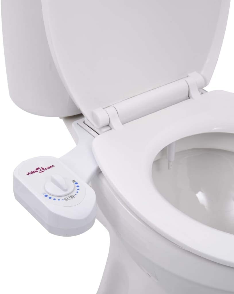 Tidyard Toilettensitz-Aufsatz Bidet-Aufsatz für Toilettensitz Einzeldüse,Bidet-Sprühgerät Mit selbst