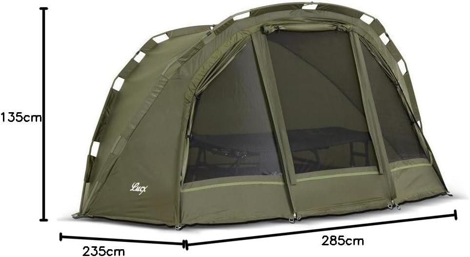 Lucx® Winterskin Überwurf Overwrap Skin für 1 Mann Bivvy Puma Angelzelt Karpfenzelt (Kein Zelt Nur Ü