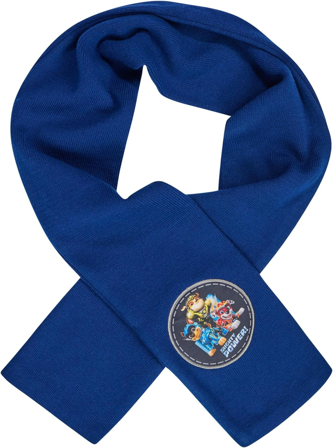 Paw Patrol Chase Jungen Kinder Winter-Set Beanie Winter-Mütze mit Ohren + Schal