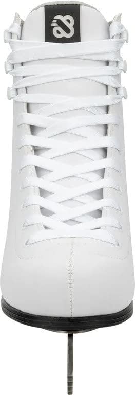 Nijdam Schreuders Sport Semi-Softboot Inlineskate 52 Schwarz/Grau/Gelb 41 EU Weiss, 41 EU Weiss