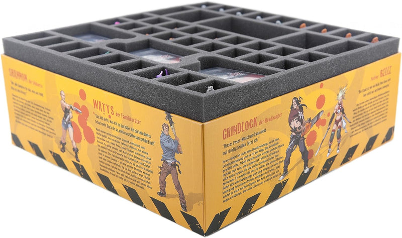 Feldherr Schaumstoff-Set kompatibel mit Zombicide Staffel 2 Prison Outbreak