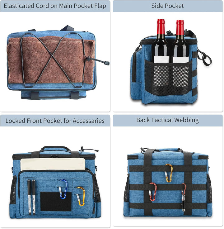 HSHRISH Taktische Kühltasche 20L/30L, Kühlbox faltbar Lunchtasche Herren - wasserdichte und auslaufs