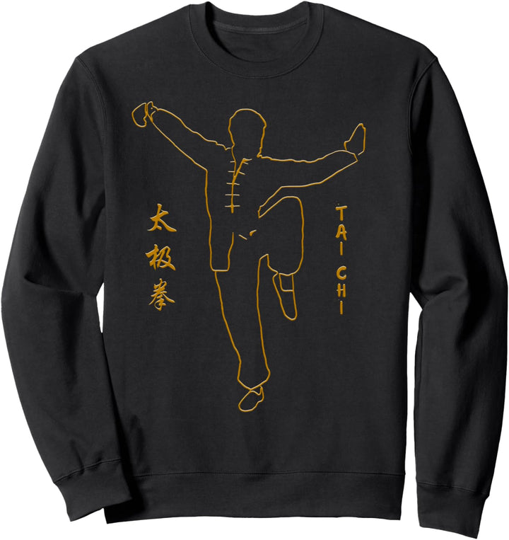Tai Chi Chuan Pose Chinesische Meditation Taijiquan Sweatshirt