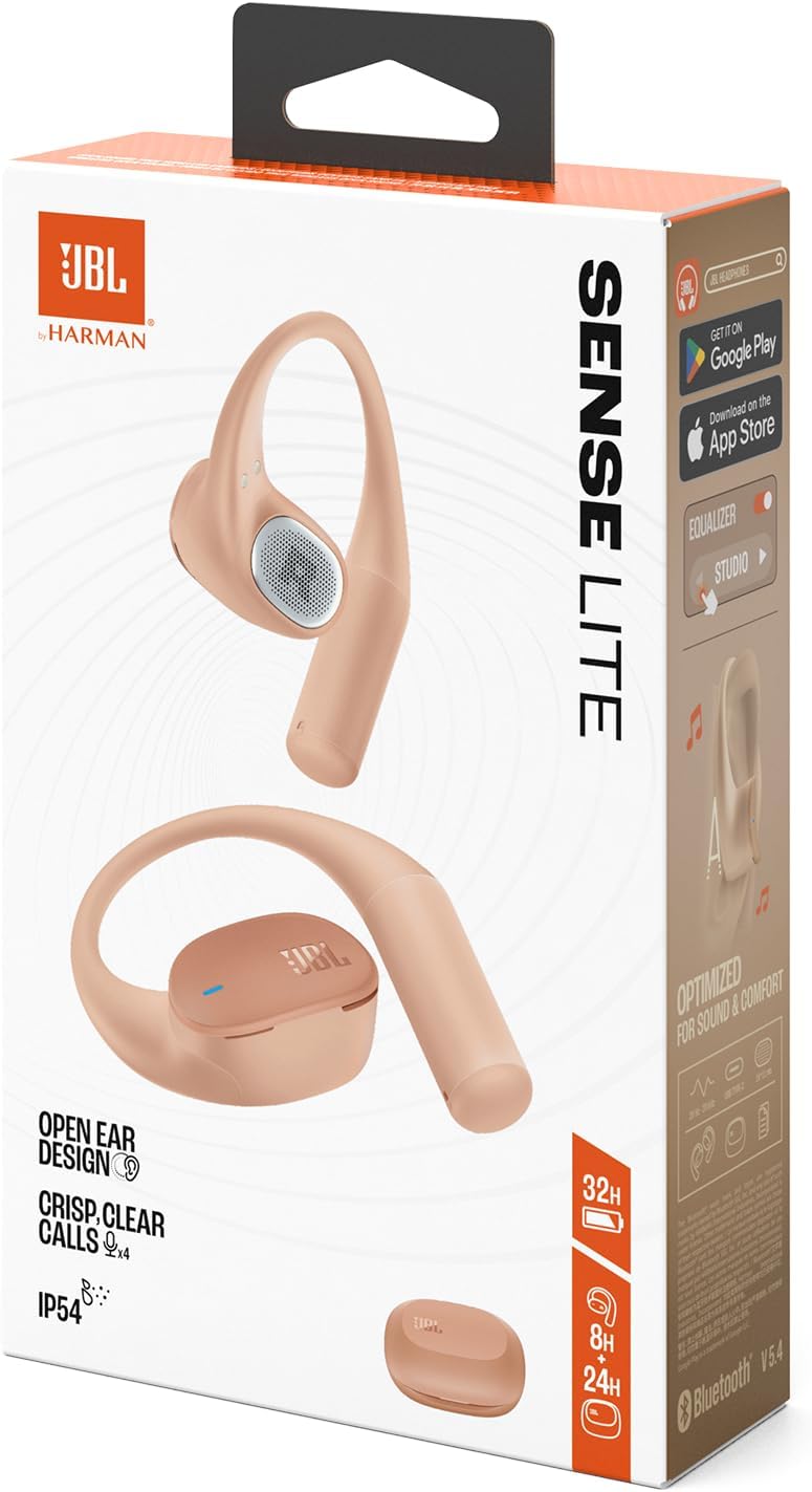 JBL Sense Lite kabellose Open-Ear-Kopfhörer mit Ohrbügel-Design und Luftleitung, OpenSound-Technolog