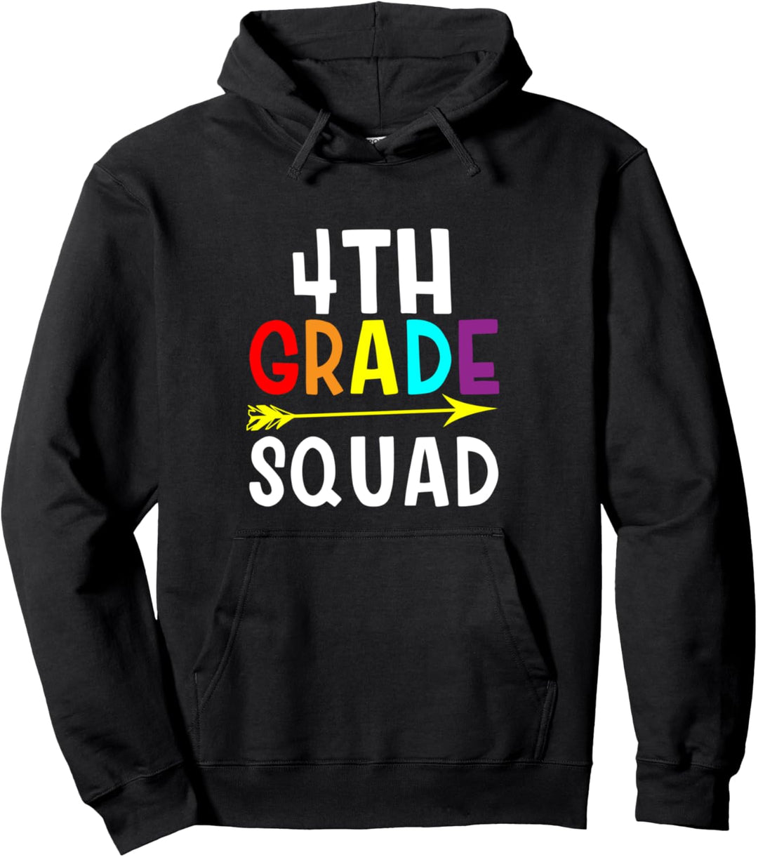 Schulanfang der 4. Klasse für Lehrer und Schüler. Pullover Hoodie