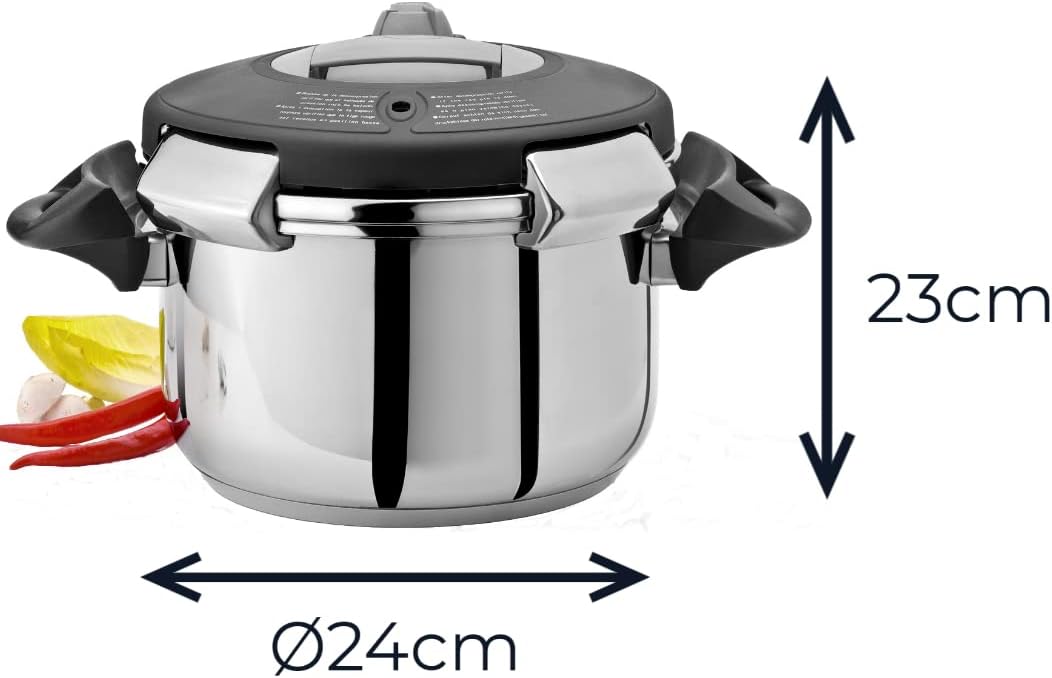 Artame Ovni Schnellkochtopf UFO, 10 l, Edelstahl