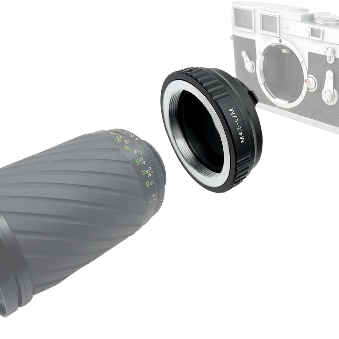 M42-LM Objektivadapter Adapterring,für M42 Objekti Kompatibel auf für LM M1,M2,M3,M4,M5,M6,M7,M8,Kam