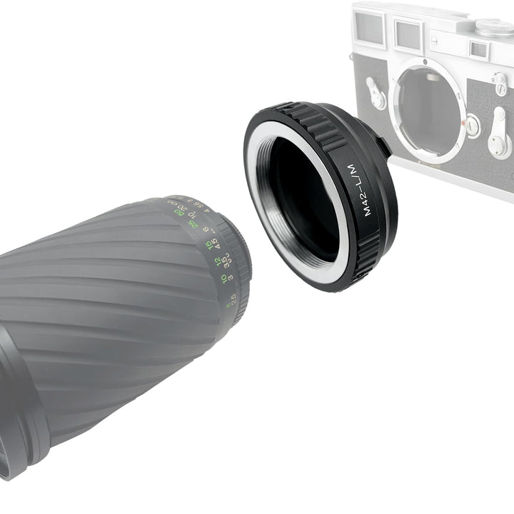 M42-LM Objektivadapter Adapterring,für M42 Objekti Kompatibel auf für LM M1,M2,M3,M4,M5,M6,M7,M8,Kam