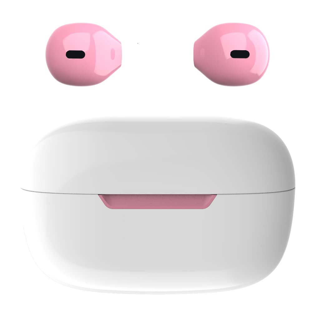 Mini Wireless Bluetooth Ohrhörer Kleine Kopfhörer Semi In-Ear Headset mit Ladetasche Freisprecheinri