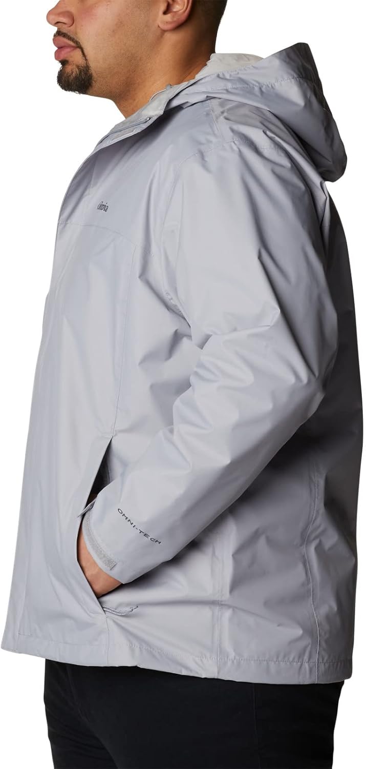 Columbia Herren Watertight Ii Front-Zip Hooded Rain Jacket Regenjacke S Columbia Grau, S Columbia Gr