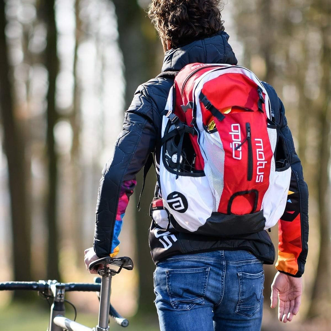 CADOMOTUS Airflow Sportrucksack 30+15L - Fahrrad Rucksack - MTB Rucksack - Inline Skater Rucksack Er