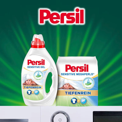 Persil Sensitive Megaperls 160 WL (10 x 16 Waschladungen), Waschmittel für Allergiker mit beruhigend
