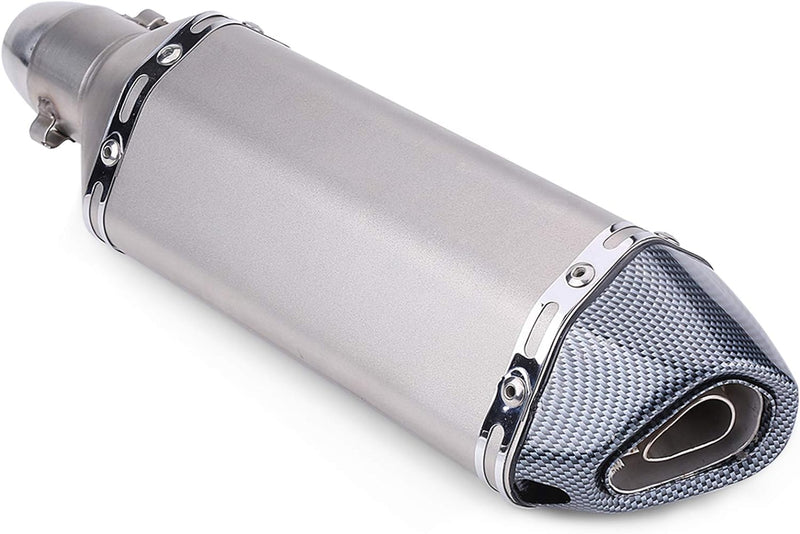 Acouto Universal Motorrad Dirt Bike Modifiziertes Auspuffrohr mit DB Killer (B) für Pot D Echappemen