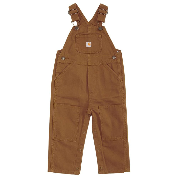 Aduoke Carhartt baby-boys Bib Overall, Carhartt Brown, 9 Months