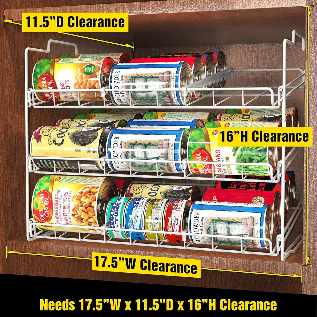 Deco Brothers Supreme, Stapelbarer Dosenregal Organizer, Weiss Weiss/Opulenter Garten, Weiss/Opulent