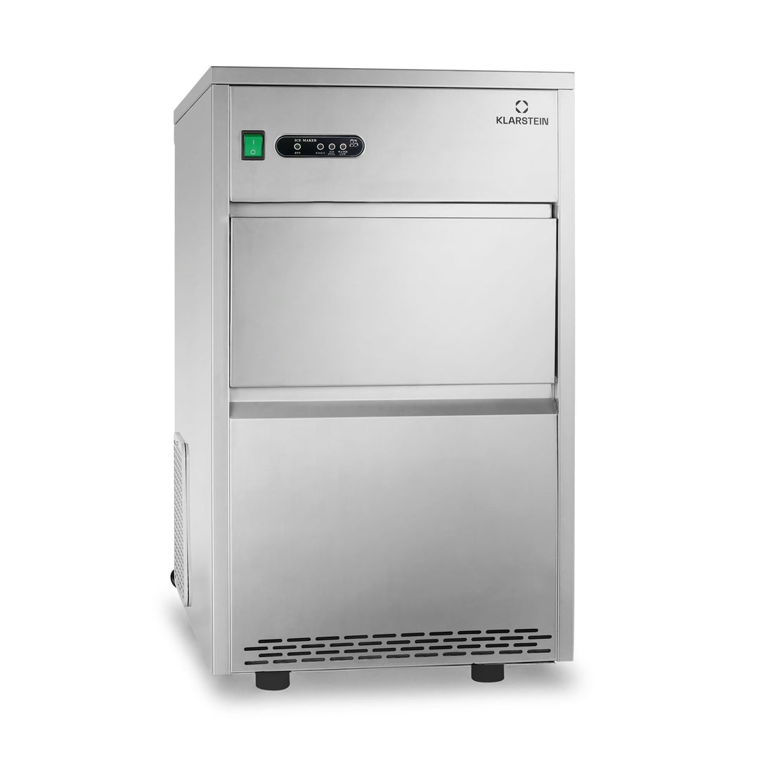 Klarstein Powericer XXL - Profi Eiswürfelmaschine, Eiswürfelbereiter, Ice Maker, 25 kg / 24 h,160 W,