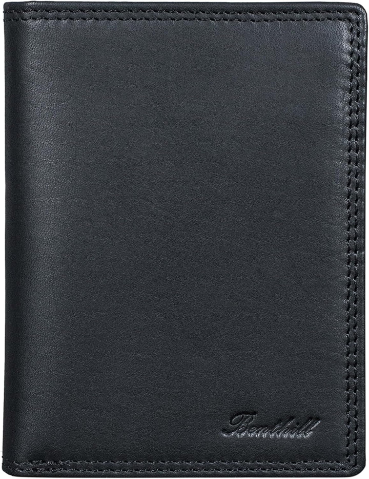 Herren Geldbörse aus Echt-Leder - Geldbeutel mit RFID-Schutz - Grosses Portemonnaie für Herren - Vin