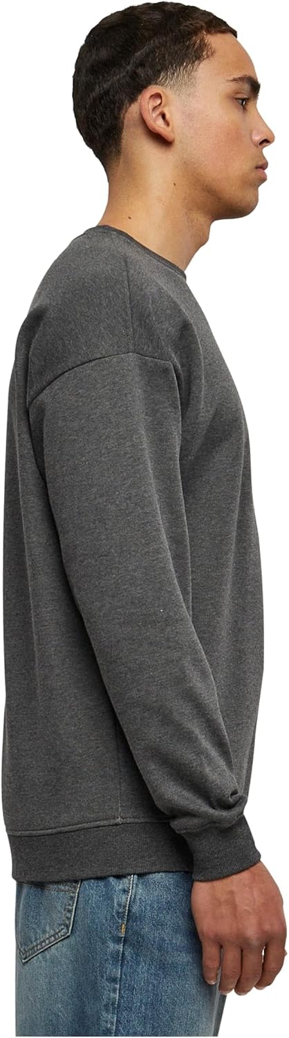 Urban Classics Basic Crewneck Männer Langarmshirt schwarz Basics, Streetwear S Grosse Grössen Charco