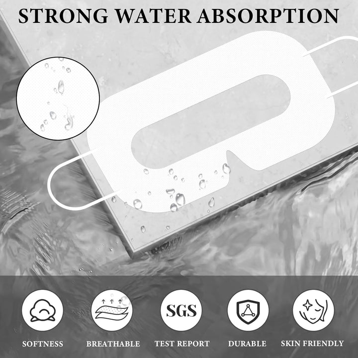 Geekria 100Pcs VR Mask Disposable Face Cover, Disposable Protector for Oculus Quest VR, Prevent Eyes