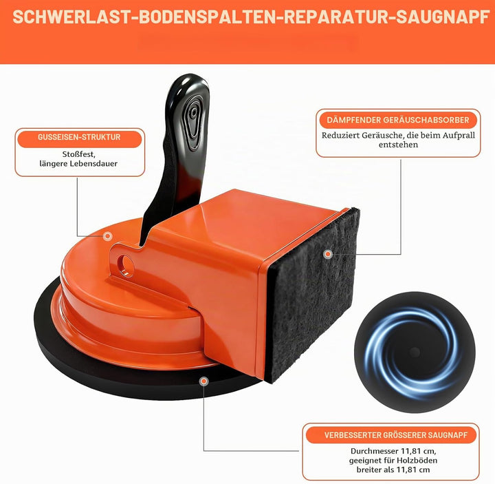 Laminat Werkzeug, Laminat Reparaturset, Verlegeset Saugnapf, 2 Gummihämmern, 10 wiederverwendbaren H