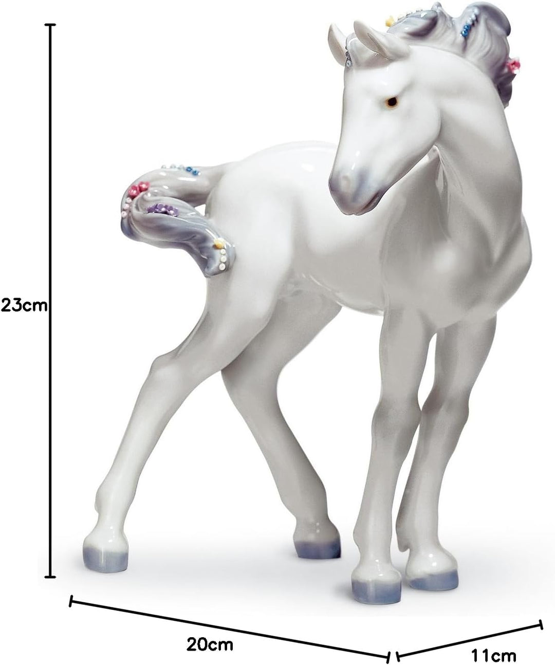 LLADRÓ Figur Das Pferd. Pferd. Porzellan.